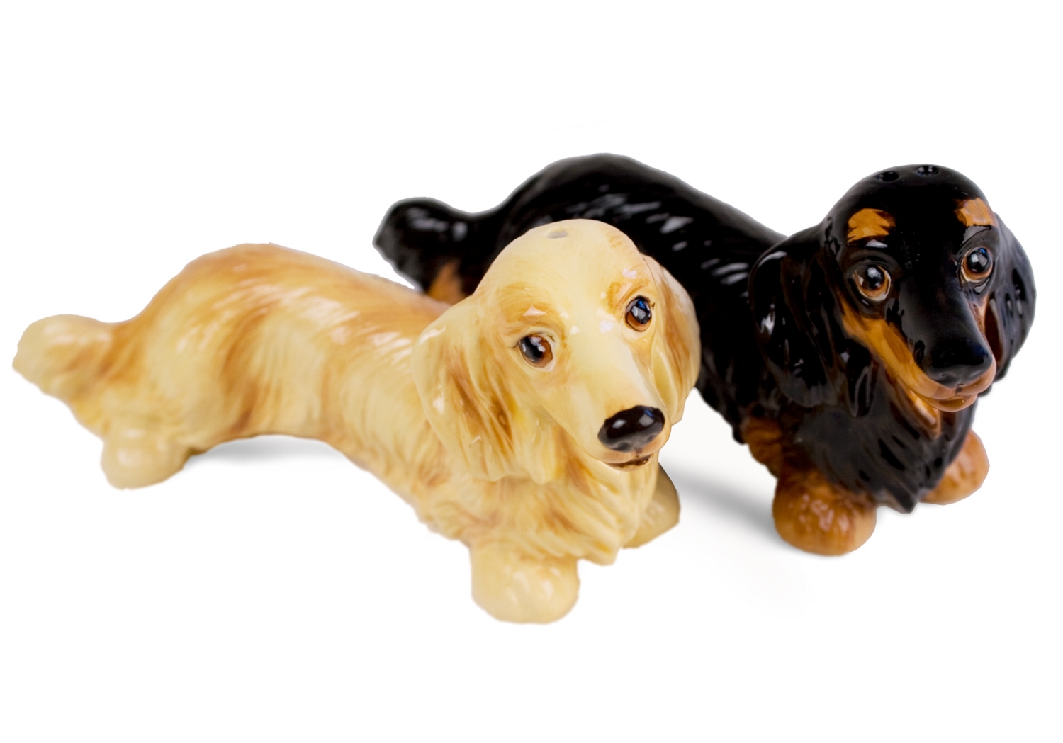 Dachshund Long Haired Cruet Set