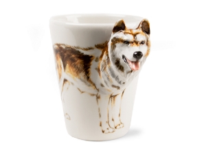 The Wolf graces this stunning Blue Witch ceramic Coffee Mug. Thought to be a survivor of the last ice age this amazing creature is also believed to be an ancestor of the domestic dog.
