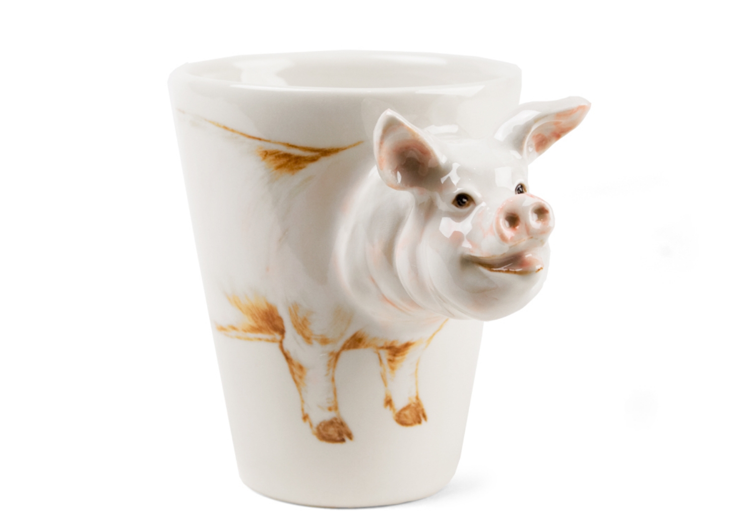 Famous for its gluttony, the endearing Pig is featured on a wonderful Blue Witch ceramic. This cheerful creature is a firm favourite with many people despite its greed and willingness to eat pretty much anything!
