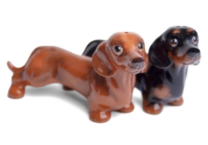 Dachshund Cruet Set