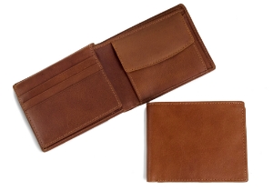 Casual yet distinctive. This handsome leather Fat Boy billfold wallet with flap is the classic combination of functionality and practicality making it the perfect every-day accessory. Handmade from high-quality calf leather. It has been produced to the highest standard to give the wallet great form and stability. Inbuilt RFID-blocking technology protection to prevent identity theft by unknown card scanners and readers.