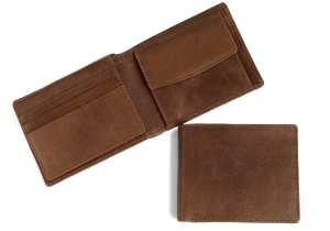Casual yet distinctive. This handsome leather Fat Boy billfold wallet with flap is the classic combination of functionality and practicality making it the perfect every-day accessory. Handmade from high-quality calf leather. It has been produced to the highest standard to give the wallet great form and stability. Inbuilt RFID-blocking technology protection to prevent identity theft by unknown card scanners and readers.