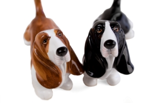 Basset Hound Cruet Set