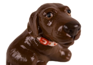Kid’s best friend forever! If you are looking for the best dog breed for your family, bring home a Labrador Retriever. Devoted, obedient and amiable, the Lab is not only good with children also with other dogs and other pets. This lovable dog is captured beautifully on our Blue Witch ceramic.