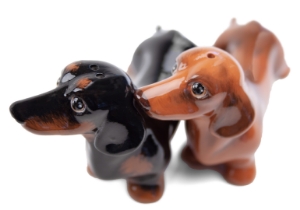 Dachshund Cruet Set