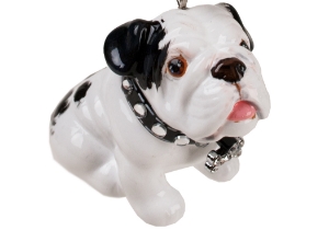 Bulldog Key Ring