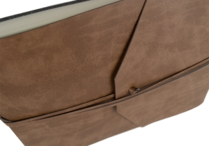 Specially developed with Italian expertise for LEATHERKIND ®. The Viaggio Guest Book is the result of ingenious effort. Handmade in Florence using natural recycled leather to create a more rugged natural finish whilst enhancing the tactile feel of the rustic leather.The leather itself has a wonderful oil skin-like matte texture which still allows for flexibility. Our recycled leather has a lesser impact on the environment and makes use of what is normally a waste product whilst retaining the integrity of genuine leather. The authority delivered by the perfect envelope wrap style offers a smart appeal.  Our Viaggio will blissfully enshrine your life full of memories.